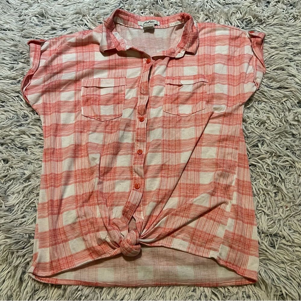 Love Potion plaid top small